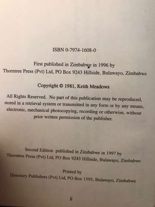 Rupert Fothergill: Bridging a Conservation Era - Keith Meadows (1997 Hardcover SIGNED BY AUTHOR)