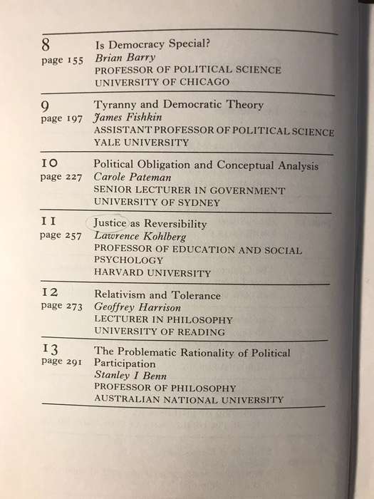 Philosophy, Politics, and Society: A Collection -  Peter Laslett & James Fishkin (1979 1st Edition)
