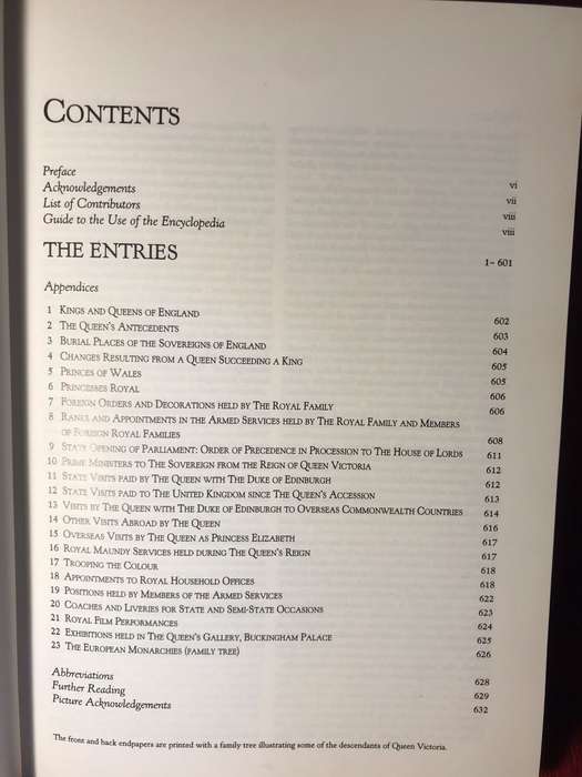 The Royal Encyclopedia - Ronald Allison & Sarah Riddell (1991 1st Edition Hardcover)