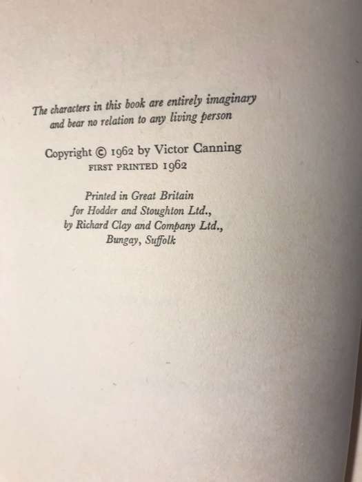 Black Flamingo - Victor Canning (1962 1st Edition Hardcover)