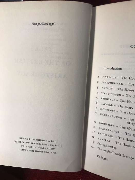 Tales of the British Aristocracy - LG Pine (1956 1st Edition Hardcover)
