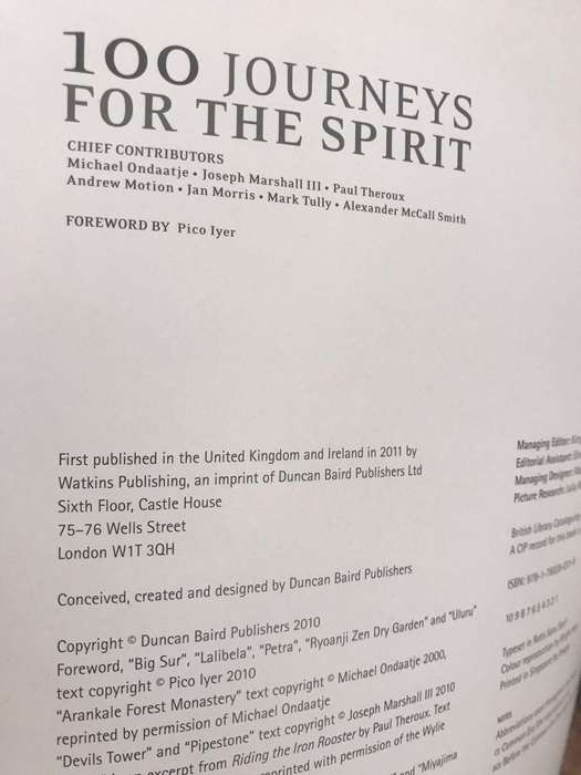 100 Journeys for the Spirit - Michael Ondaatje, Pico Iyer