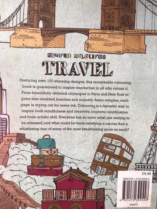 Travel Inspired Coloring: Colouring to Relax and Free Your Mind
