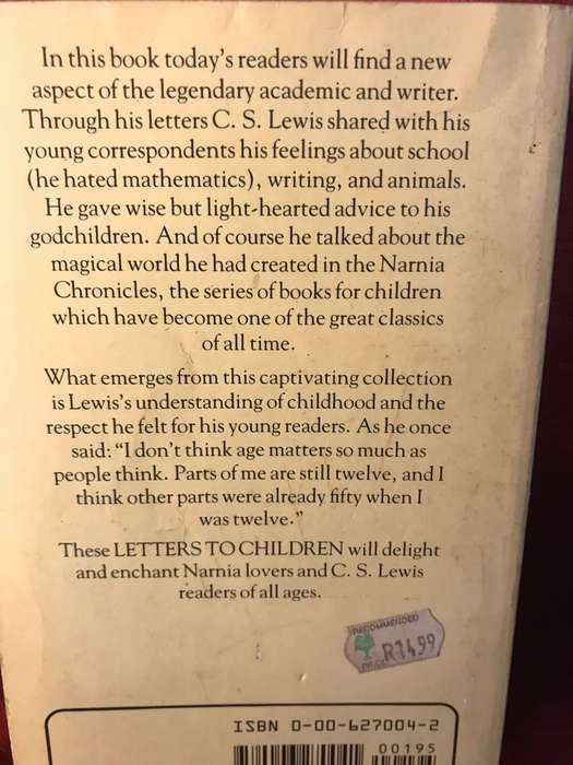 Letters to Children - C.S. Lewis