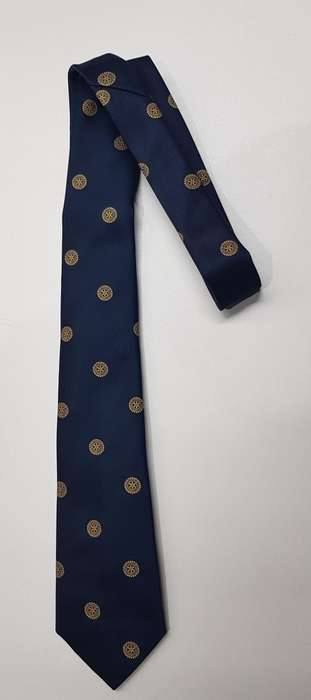 Necktie - Rotary International - by Comme Soie by Cravateur
