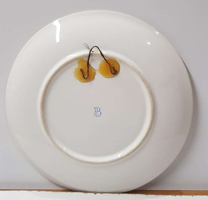 Vintage souvenir ceramic plate of Namibia by AB Ceramics. This colourful ceramic display plate