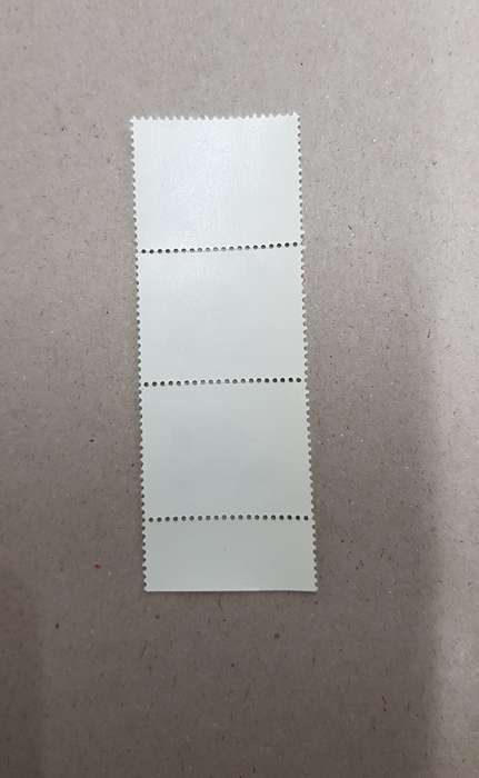 Strip of 3x fixed 1988 Lithops dorotheae RSA 5c stamp. Succulents on Stamps
