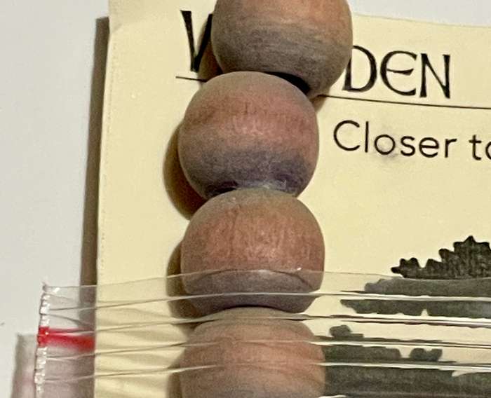 Pinkish Lilac Stained Wooden Bracelet