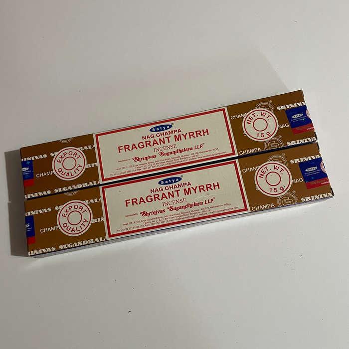 Fragrant Myrrh Incense - SATYA Nag Champa