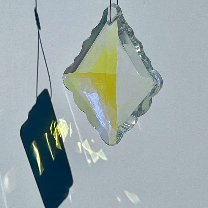 Rainbow Suncatcher - Scalloped Diamond