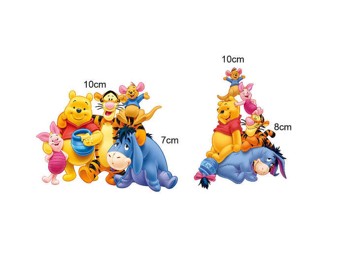 Winnie the Pooh Sticker Pack - Pack of 50 Vinyl Stickers - Party Decor Winnie the Pooh