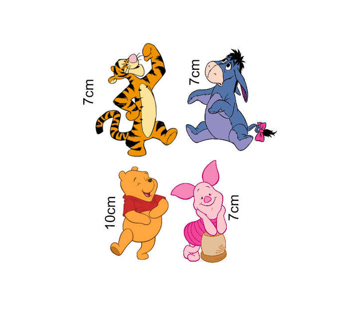 Winnie the Pooh Sticker Pack - Pack of 50 Vinyl Stickers - Party Decor Winnie the Pooh