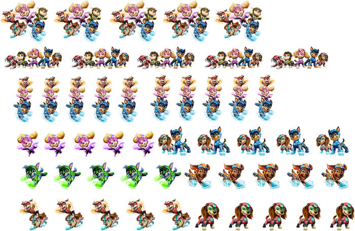 Mighty Paw Patrol Sticker Pack - 50 Pack Vinyl Stickers