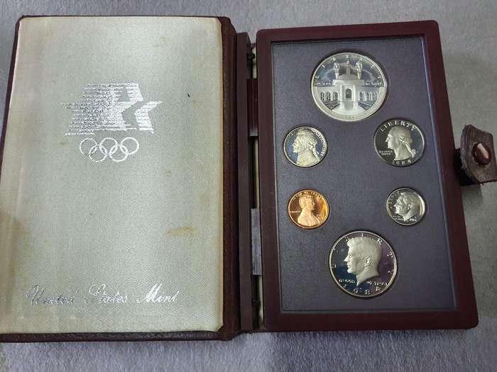 USA 1984 Olympic Prestige coin set