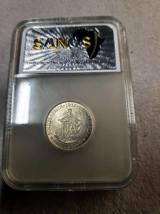 1937 South Africa 1 Shillings MS 62