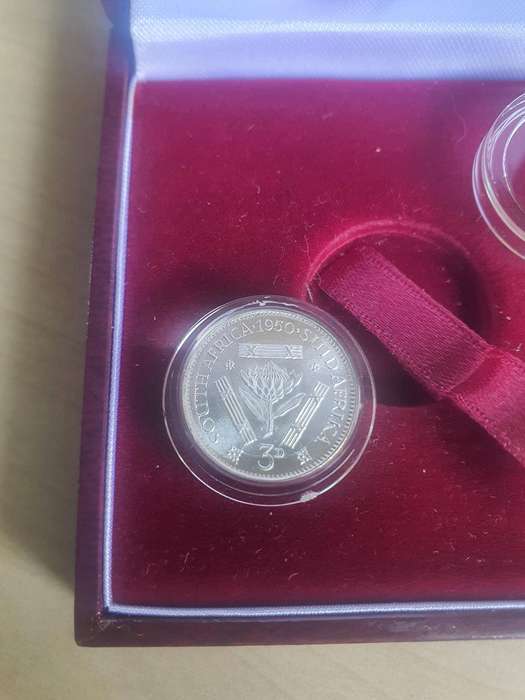 1950 3 Pence Uncirculated coin