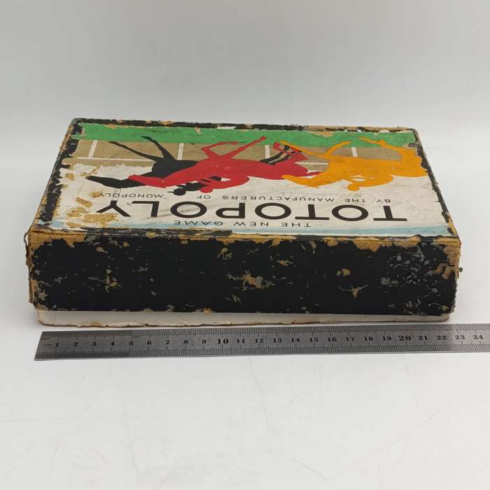Vintage Totopoly horse racing board game by makers of Monopoly