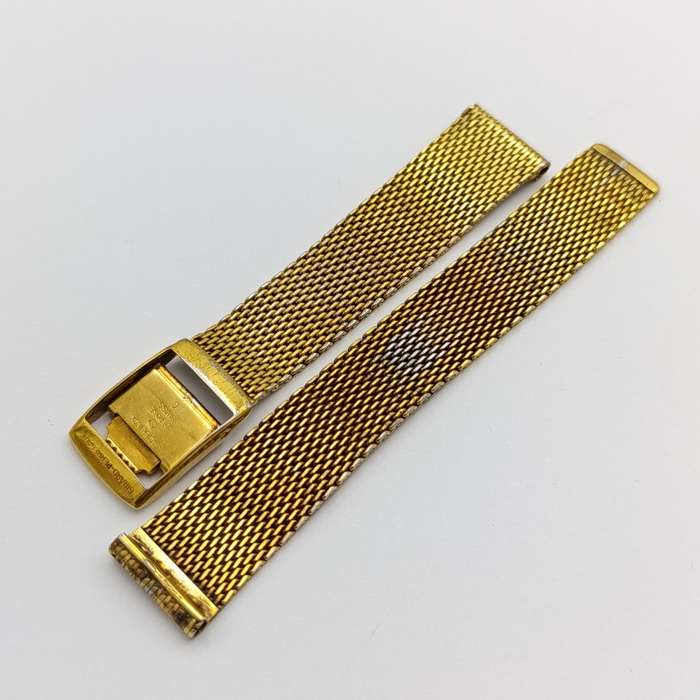 Original vintage Girard-Perregaux goldplated watch strap