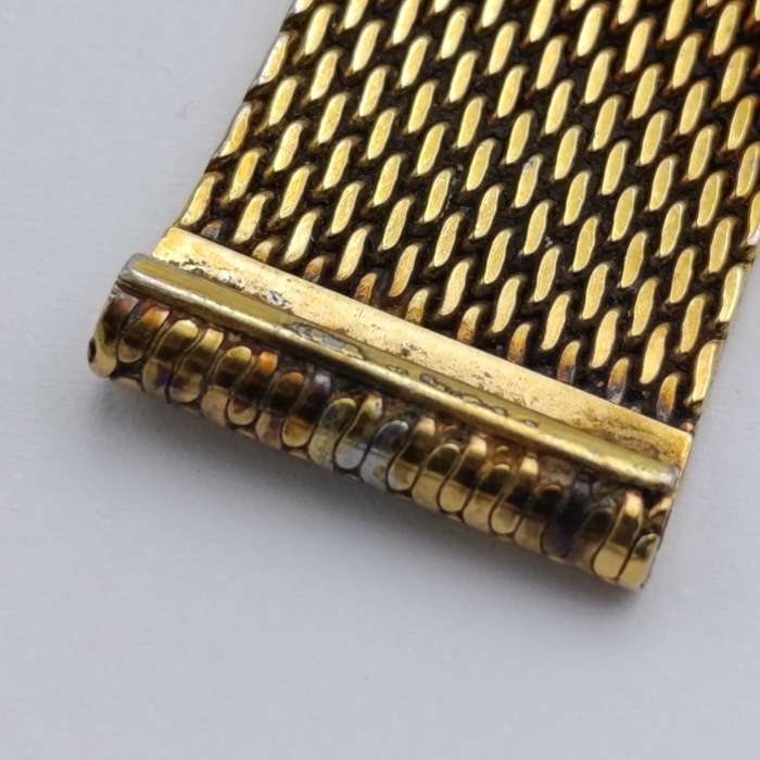 Original vintage Girard-Perregaux goldplated watch strap