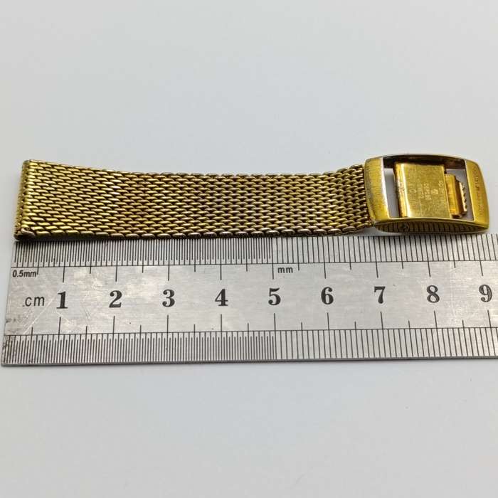 Original vintage Girard-Perregaux goldplated watch strap