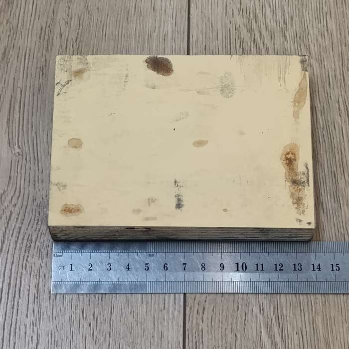 Antique metal photo printing plate
