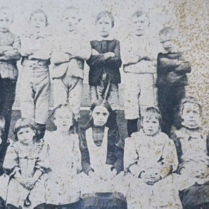 Antique metal photo printing plate