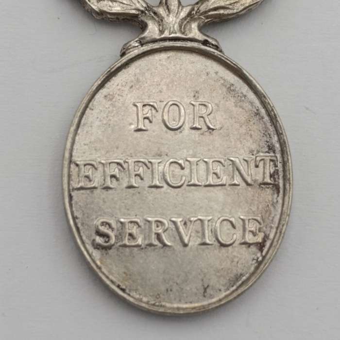 Territorial Efficiency medal miniature - post 1952