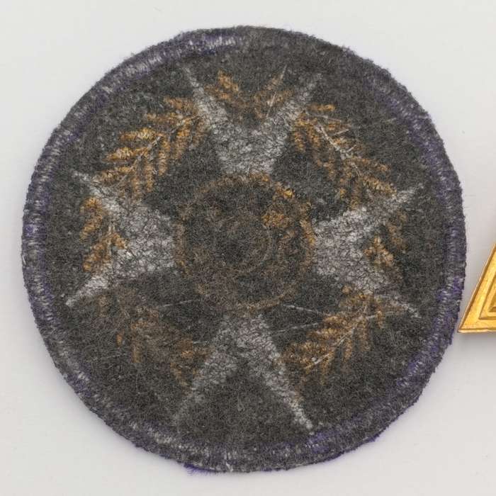 SA Army chaplain cloth and collar badge