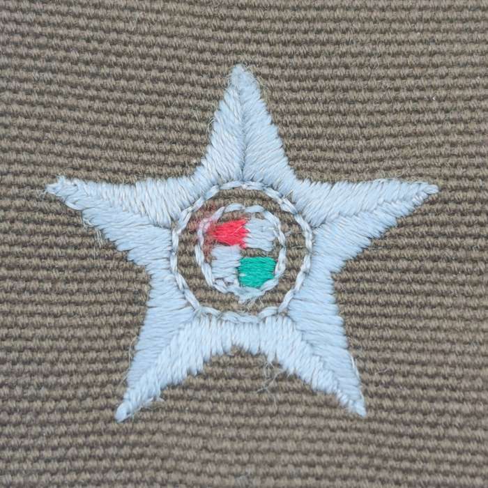 Pair of SA Army second Lieutenant slip-on rank epaulettes