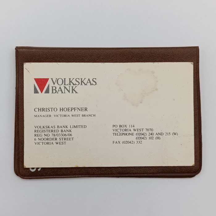 Lot of 5 vintage Volkskas bank items