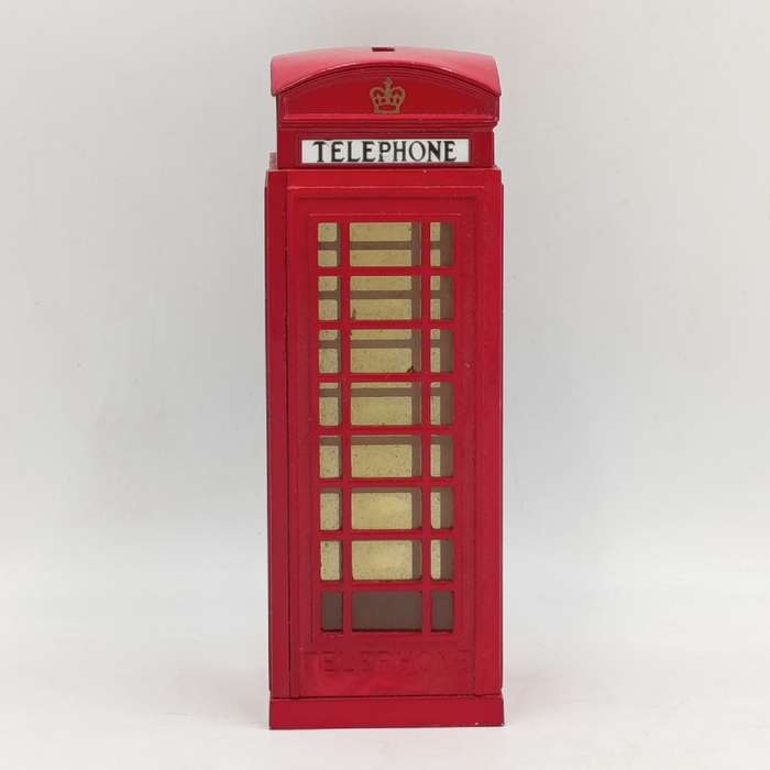 Vintage Royal Telephone booth money box