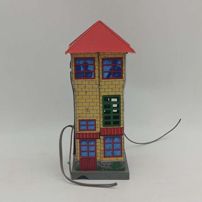 Vintage Japanese tinplate Railways Signal tower - battery operated