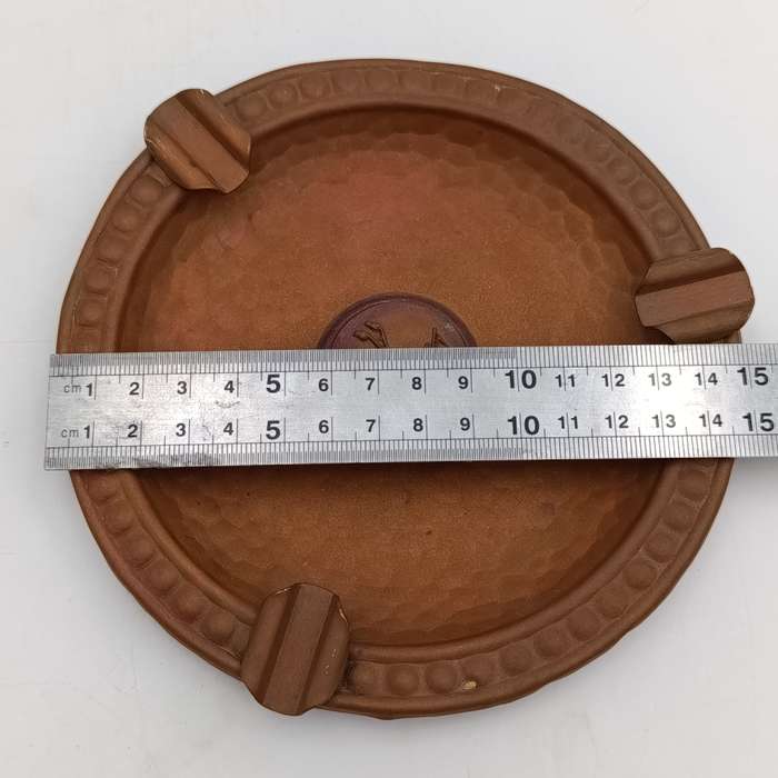 Vintage Volkskas Arbeidsaamheid copper ashtray