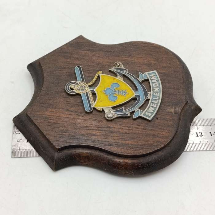 Vintage Swellendam town crest plaque