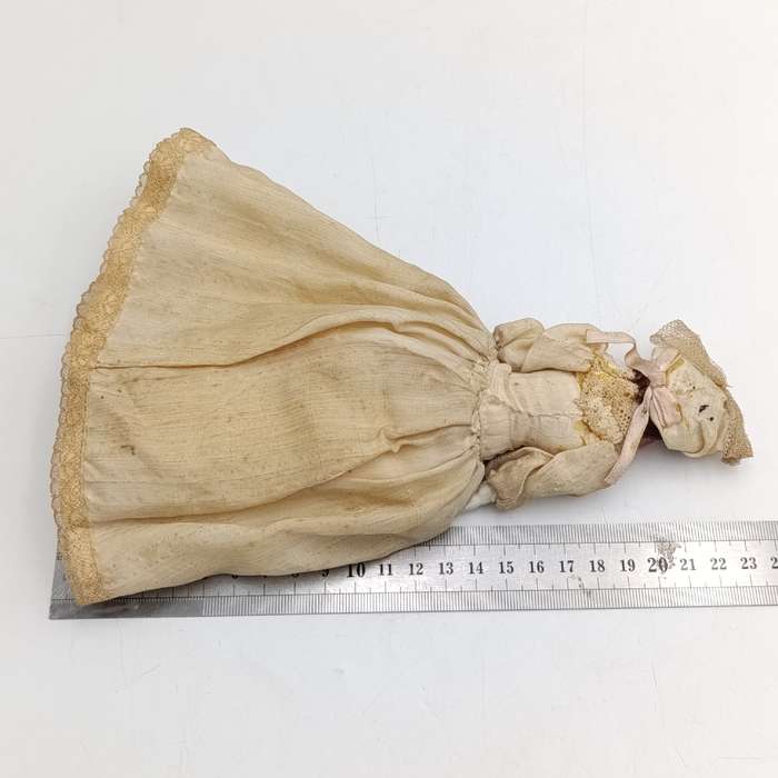 Antique bisque doll 22cm long, hands and feet intact
