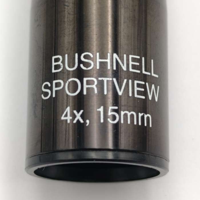Bushnell Sportview 4x, 15mm rifle scope