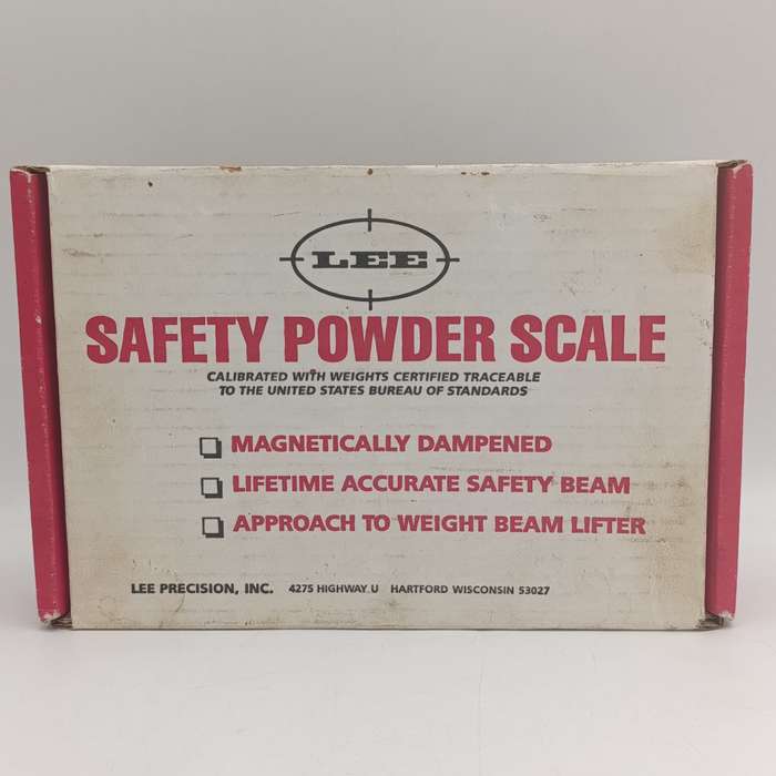 Lee Safety powder scale in box