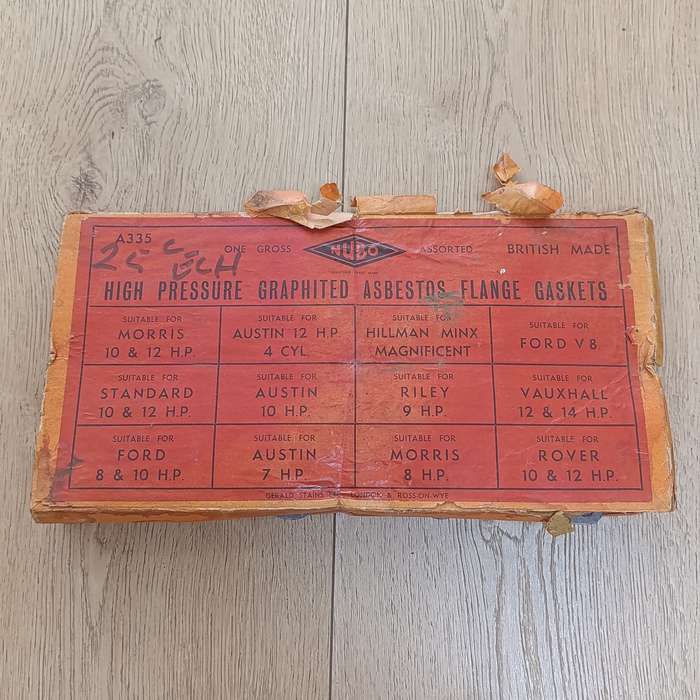 Vintage Nubo High Pressure Graphited Asbestos flange Gaskets