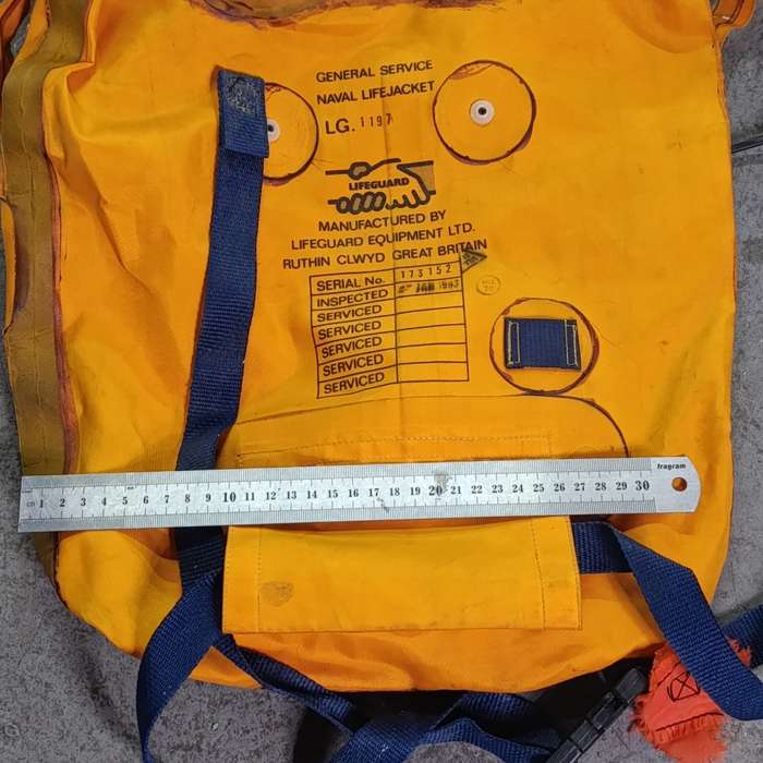 Royal Navy General service life jacket with spray hood