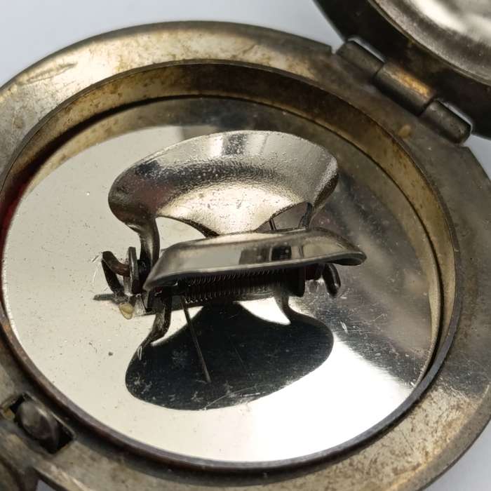 Vintage pocket ink stamp holder