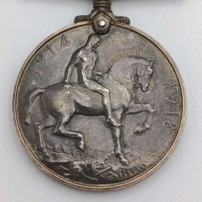 WW1 War Medal - silver - issued to SJT GP Britz - Heidelberg Kdo