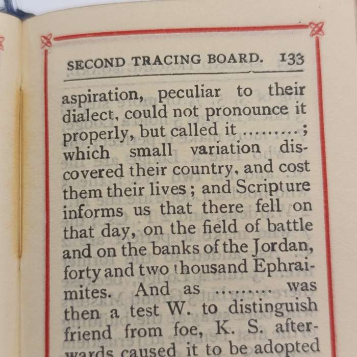 Small book - The perfect ceremonies of Craft Masonry - 1937