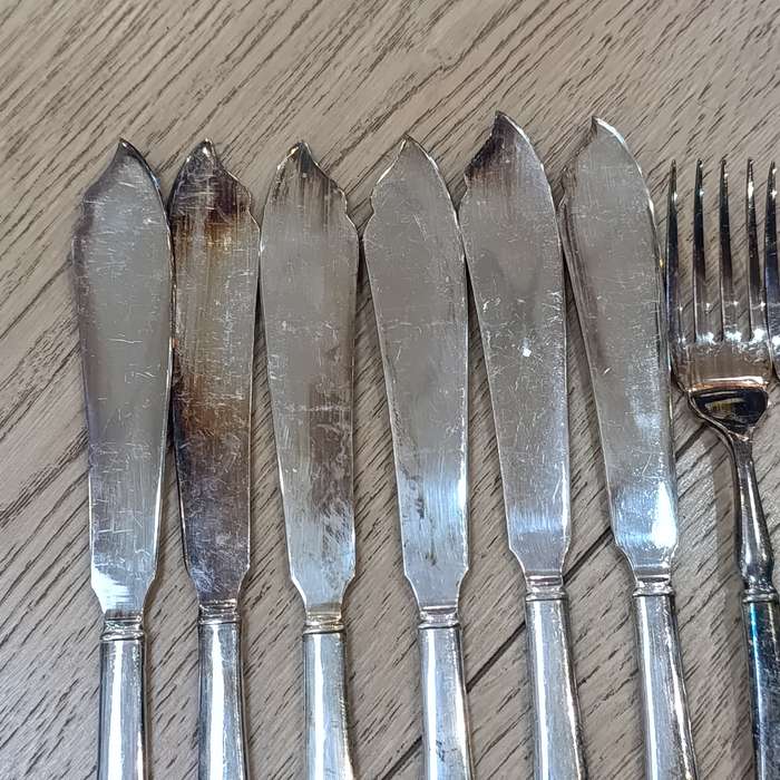 Silverplated 48-piece Dutchess set