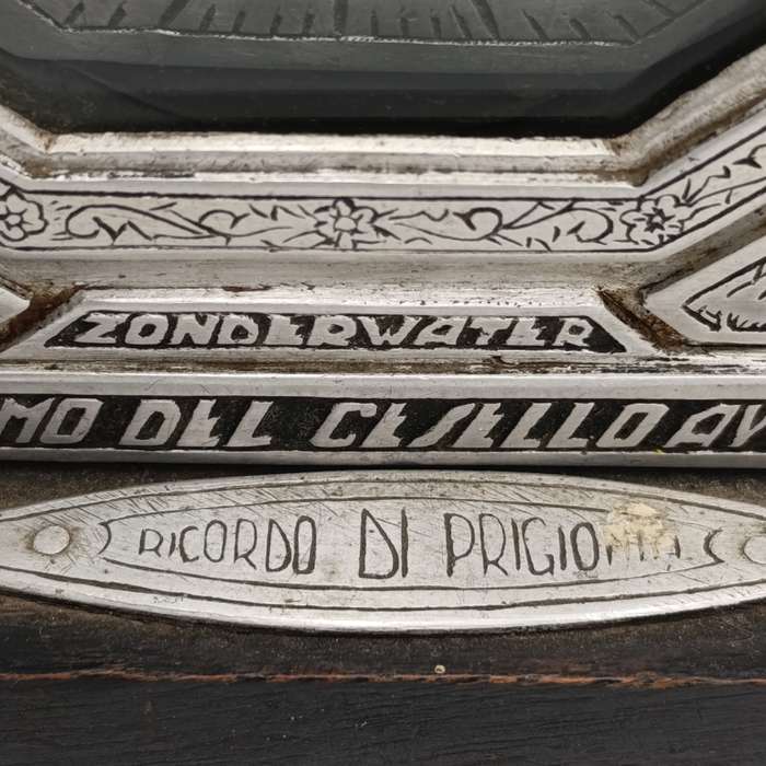 WW2 South African POW trench art clock made by Italian Prisoner of War at Zonderwater camp