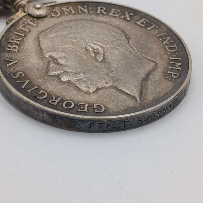 WW1 War Medal issued to 1962 Pte. T Sweenie, Royal Scots