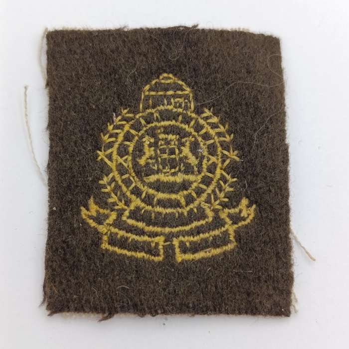 SA Railway Police field dress cap badge