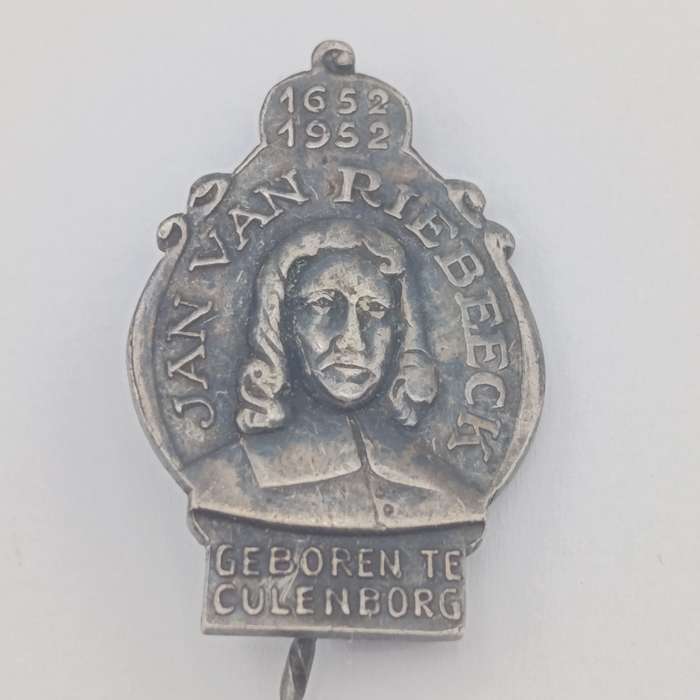 1652-1952 Jan van Riebeeck Sterling silver stick pin