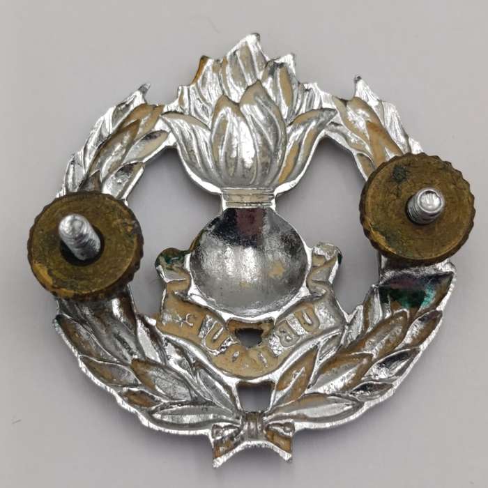 Set of SADF Engineers Cap and collar badges