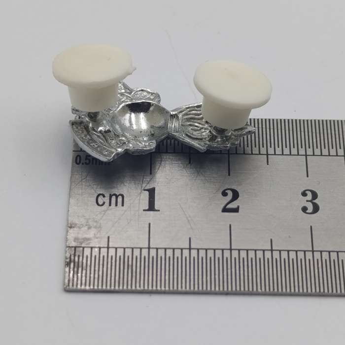 Pair of SADF Engineers mess dress collar badges