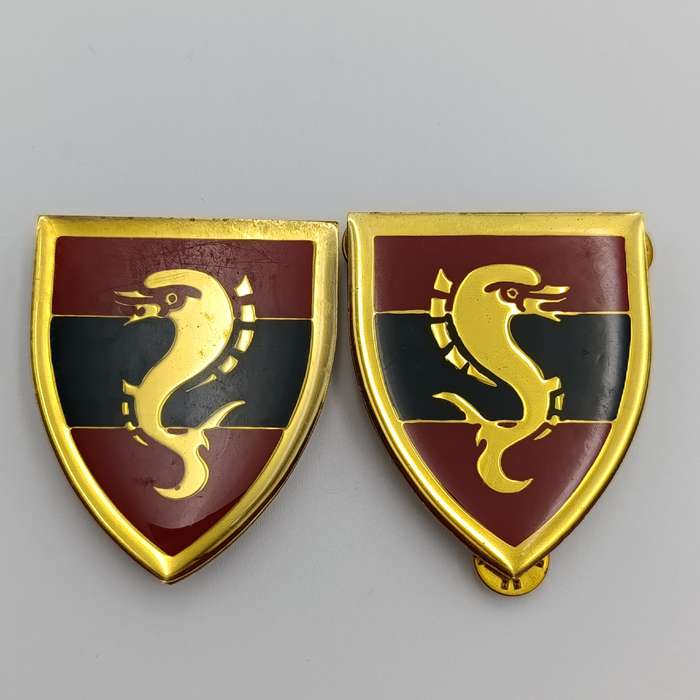 Set of SADF 16 Engineers regiment shoulder flashes